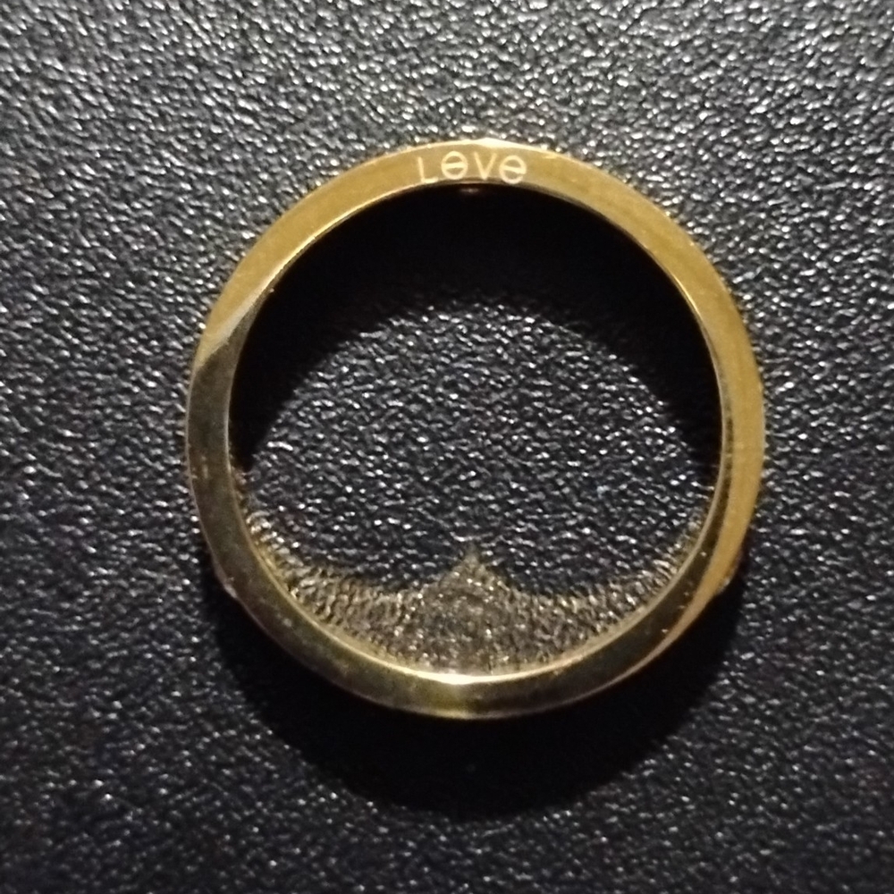 Cartier Gold Band with Diamond Accents